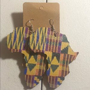 Multicolored African Earrings